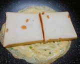 Hình bước làm 2 của món Bánh mì sandwich kẹp trứng (2 kiểu)