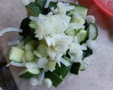 Koreai uborka saláta recept fázis 1 fotója
