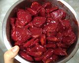 Hình bước làm 2 của món Xôi gấc ngon tuyệt trần gian