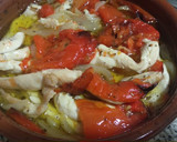 Foto del paso 5 de la receta: Ensalada templada de pimientos asados y pollo
