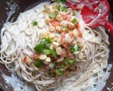 A picture of step 5 of Spaghetti In White Sauce.