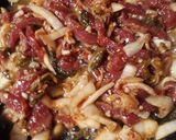 Foto langkah ke 7 dari resep 23. Daging sapi tumis kimchi.