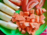 Jus woltopel (wortel,tomat,apel)