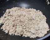A picture of step 4 of Magaj Ladoo (Wheat flour ladoos).