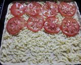 Foto del paso 7 de la receta: Pizza fugazzetta rellena de jamón, tomate y muzzarella. 🍻