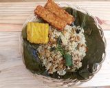Foto langkah ke 9 dari resep Nasi Bakar Teri.