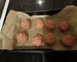 A picture of step 2 of Turkey Thai curry meatballs with pasta.