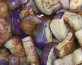 Gambar langkah 3 resipi Sambal Terung Ayam.