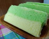 Foto langkah ke 3 dari resep Bolu kukus santan pandan.