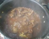 A picture of step 2 of Mutton nali nihari.