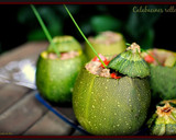 Foto del paso 1 de la receta: Calabacines luna rellenos