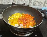A picture of step 5 of Cheesy veg discs.