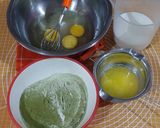 Foto langkah ke 4 dari resep 🍵 MATCHA CREPES CAKE 🍵.