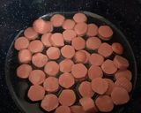 A picture of step 4 of Spaghetti with Chipotle Cream and Sausages.