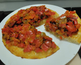 Foto del paso 6 de la receta: Falsa "pizza" de pimiento y tomate caramelizados🍅🌶️🍕