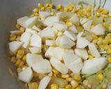 A picture of step 6 of Vegetables cream salad.
