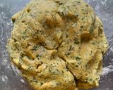 A picture of step 3 of Raw papaya Tikki.