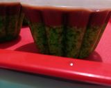 Foto langkah ke 4 dari resep Puding Lumut Pandan Cokelat.