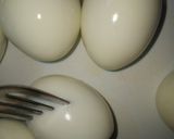 A picture of step 1 of Egg curry.