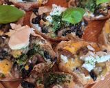 Une image de l'étape 4 de Bruschettas forestières gratinées et feta 😀.