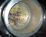 A picture of step 1 of Foxtail millet & Green Peas Tehri.