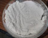 A picture of step 6 of Fondant lemon cake#fondant challenge.