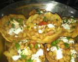 A picture of step 7 of Cholay in Papadri katori.
