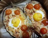 Foto del paso 2 de la receta: Berenjenas rellenas con queso y huevo