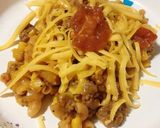 A picture of step 3 of Beefy Pasta Skillet.