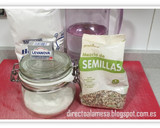 Foto del paso 1 de la receta: Pan casero (sin amasado)