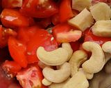 A picture of step 1 of Niramish Paneer.