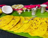 A picture of step 10 of Obbattu / Puran Poli.