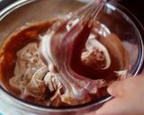 A picture of step 9 of Fluffy Chocolate Chiffon Cake.