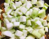 A picture of step 1 of Ridge gourd sabji.