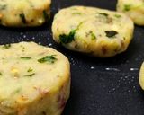 A picture of step 2 of Shakarkand tikki sweet potato peanut tikkis.