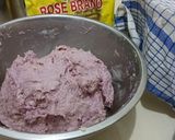 Foto langkah ke 3 dari resep Roti Goreng (Tanpa Ulen) Manis Ubi Ungu.