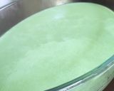 Foto langkah ke 1 dari resep Puding Labu Kuning Lapis Pandan.