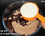 A picture of step 2 of Chocolate brownie without oven.