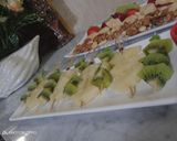 صورة لخطوة 2 من وصفة دانيت منزلي مع تشكيلة من الفواكه