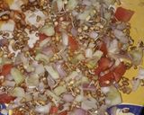 A picture of step 2 of Sprouted salad papad.