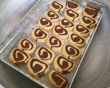 A picture of step 9 of Pinwheel Cookies 😍😍.