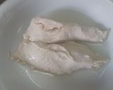 รูปขั้นตอนการทำที่ 1 ของ นัตโตะกระเจี๊ยบเขียว & เนื้อไก่