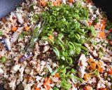 Hình bước làm 5 của món Diêm Mạch (Quinoa) Chiên Cá