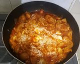 Foto langkah ke 4 dari resep Dakgalbi chicken cheese.