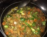 A picture of step 7 of Chinese beef and cabbage sauce.