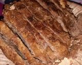 A picture of step 1 of Karachi's special hunter beef burger.