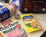 Une image de l'étape 1 de Mini sandwich Jambon/fromage.