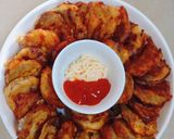 Hình bước làm 5 của món Cà tím chiên phô mai
