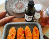 A picture of step 2 of Caramelized Baked Sweet Potatoes EASY.