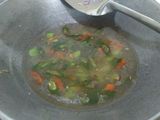 Tumis Putren Baso Petai